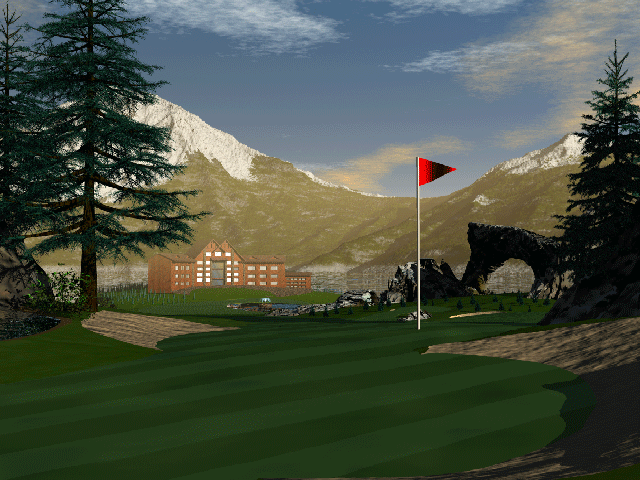 I may be a leftist who doesn't like the IRL land and water use of golf courses, but MAN I can't deny the visual appeal of a virtual one. They're just so pleasing to my eyes...